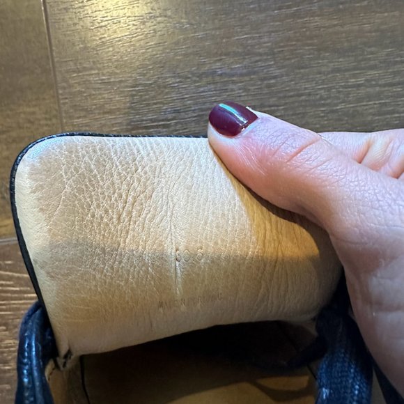 Rag & Bone Black Leather Sneakers - Picture 6 of 7